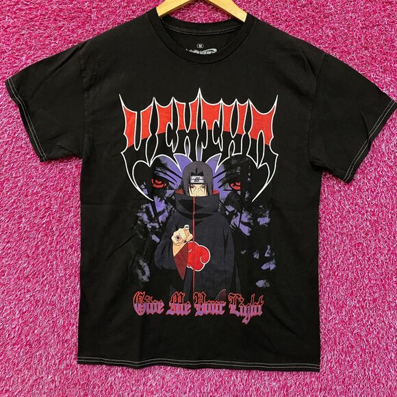 Naruto Shippuden Uchiha Itachi Give Me Your Light T-Shirt Medium - Picture 1 of 4